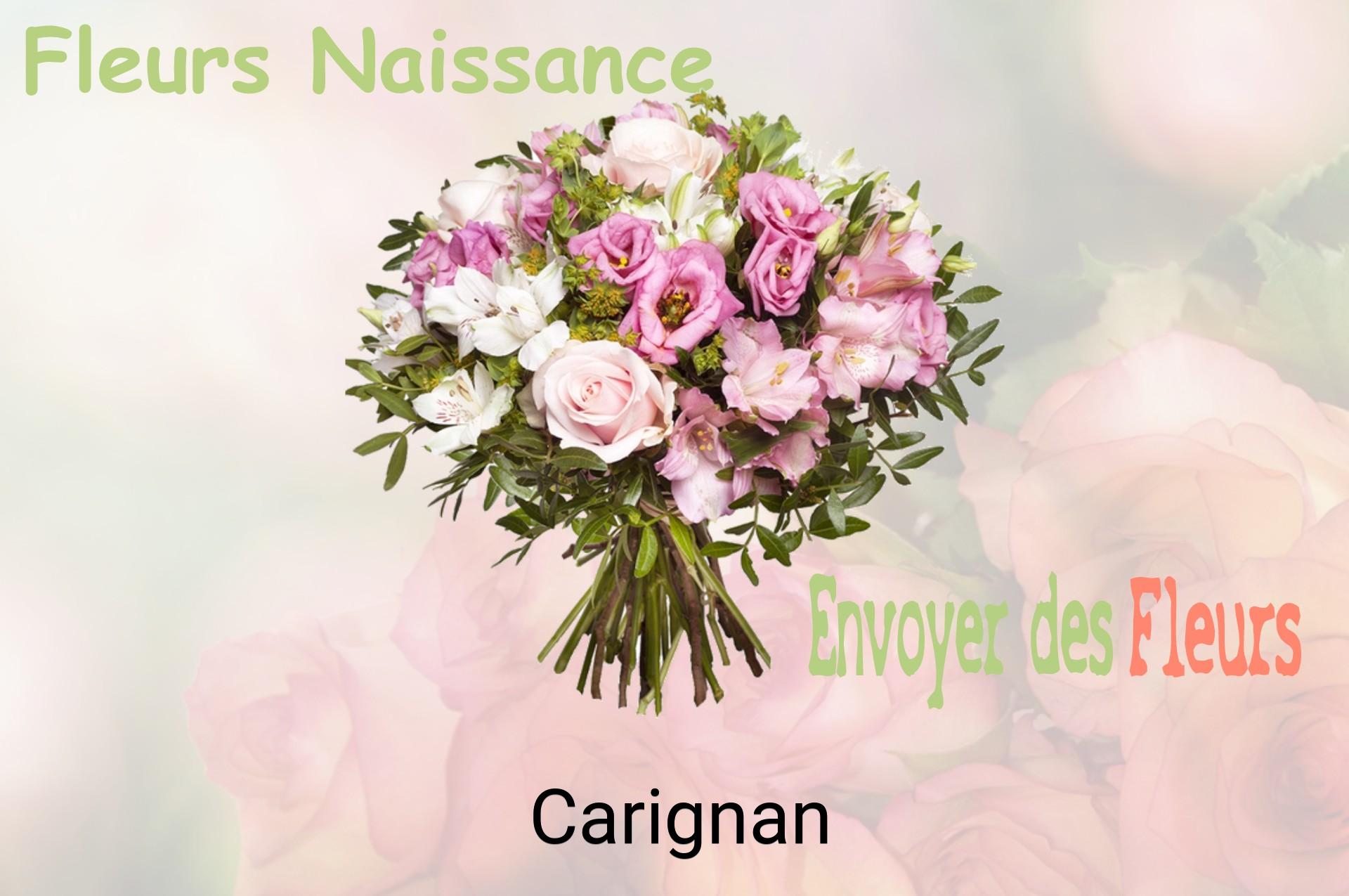 Bouquet de fleurs de naissance livré à Carignan